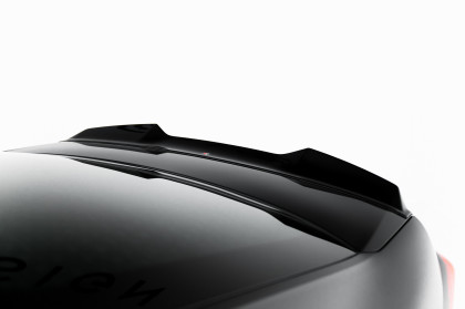Prodloužení spoileru 3D Škoda Superb Sedan Mk4 černý lesklý plast