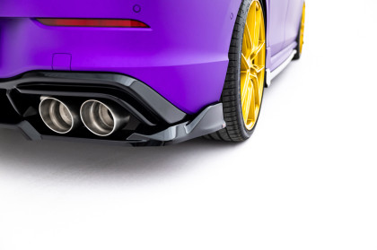 Spoiler zadního narázníku V.1 Volkswagen Golf R Mk8 / Mk8 Facelift černý lesklý plast