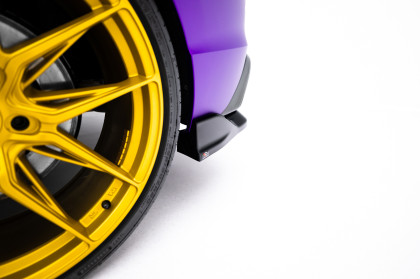 Spoiler zadního narázníku V.1 Volkswagen Golf R Mk8 / Mk8 Facelift černý lesklý plast