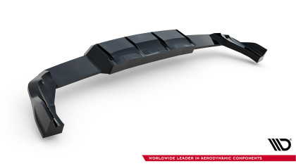 Spoiler zadního narázníku V.1 Volkswagen Golf R Mk8 / Mk8 Facelift černý lesklý plast