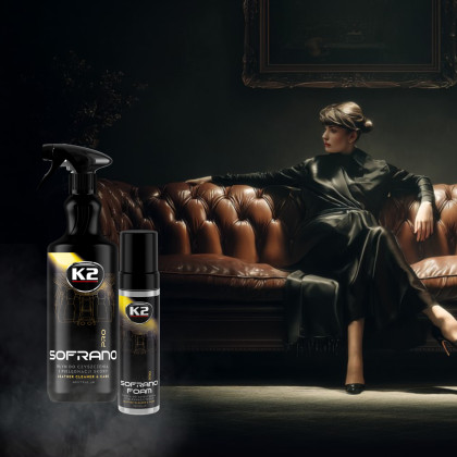 K2 SOFRANO FOAM PRO - Pěna na čištění a péči o kůži, 200ml
