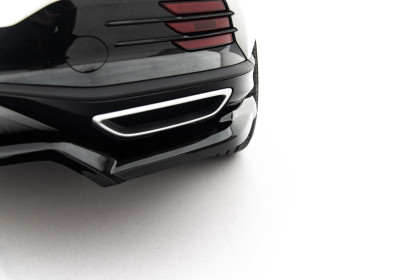Spoiler zadního narázníku MG HS Mk2 černý lesklý plast