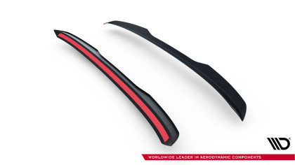 Prodloužení spoileru horní MG HS Mk2 černý lesklý plast
