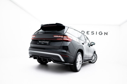 Spoiler zadního narázníku Škoda Kodiaq Mk2 černý lesklý plast
