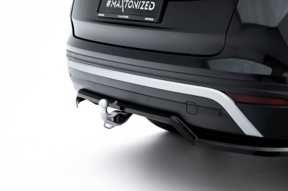 Spoiler zadního narázníku Škoda Kodiaq Mk2 černý lesklý plast
