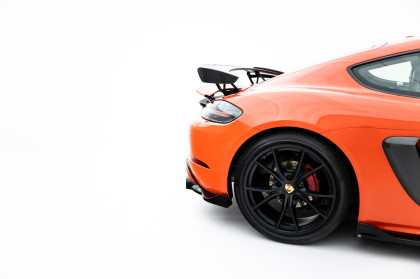 Spoiler zadního narázníku Porsche 718 Cayman GTS 982c černý lesklý plast
