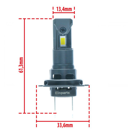 EPLH122 LED žárovky H7 6000K 12V