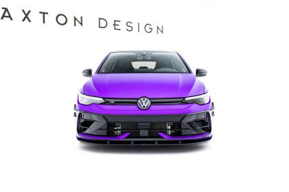 Street pro spojler pod nárazník lipa Volkswagen Golf R Mk8 Facelift černý