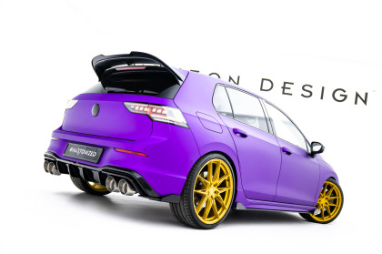 Splittery zadní boční Street Pro + flaps V.2 Volkswagen Golf R Mk8 / Mk8 Facelift černé