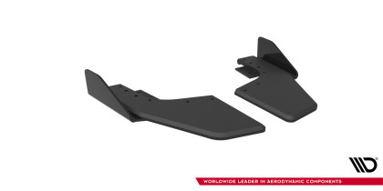 Splittery zadní boční Street Pro + flaps V.2 Volkswagen Golf R Mk8 / Mk8 Facelift černé