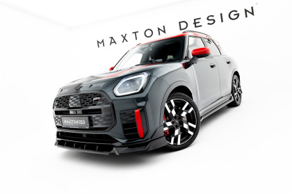 Spojler pod nárazník lipa Mini Countryman JCW U25 černý lesklý plast