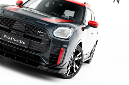Spojler pod nárazník lipa Mini Countryman JCW U25 černý lesklý plast
