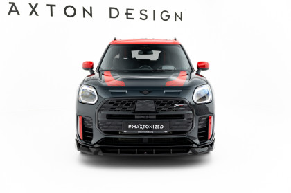 Spojler pod nárazník lipa Mini Countryman JCW U25 černý lesklý plast
