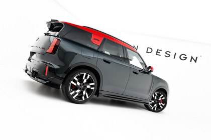 Prahové lišty Mini Countryman JCW U25 černý lesklý plast