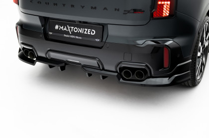 Spoiler zadního narázníku Mini Countryman JCW U25 černý lesklý plast