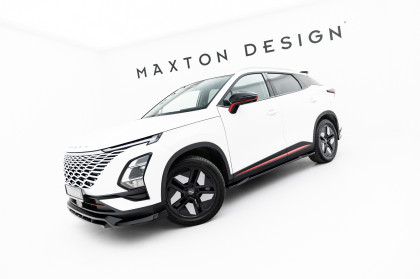 Prahové lišty Omoda 5 Mk1 černý lesklý plast