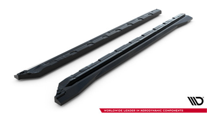 Prahové lišty Omoda 5 Mk1 černý lesklý plast