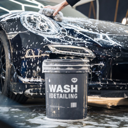 K2 Šedý detailingový kbelík "RINSE" 20L - pro bezpečné oplachování
