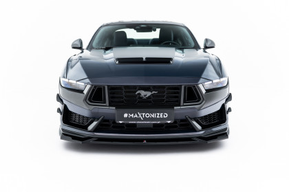 Spojler pod nárazník lipa V.1 Ford Mustang Dark Horse Mk7 černý lesklý plast
