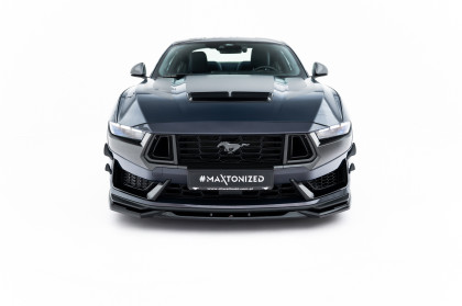 Spojler pod nárazník lipa V.2 Ford Mustang Dark Horse Mk7 černý lesklý plast