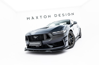 Spojler pod nárazník lipa V.2 Ford Mustang Dark Horse Mk7 černý lesklý plast