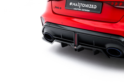 Spoiler zadního narázníku V.1 Audi RS3 Sedan 8Y Facelift černý lesklý plast