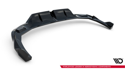 Spoiler zadního narázníku V.2 Audi RS3 Sedan 8Y Facelift černý lesklý plast