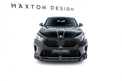 Spojler pod nárazník lipa BMW X2 M-Pack U10 černý lesklý plast