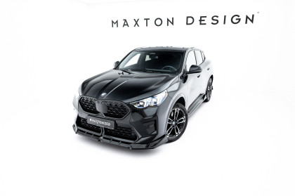 Spojler pod nárazník lipa BMW X2 M-Pack U10 černý lesklý plast