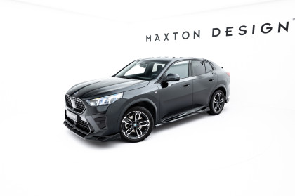 Prahové lišty BMW X2 M-Pack U10 černý lesklý plast