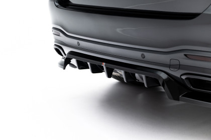 Spoiler zadního narázníku Mercedes-Benz GLS AMG-Line X167 Facelift černý lesklý plast