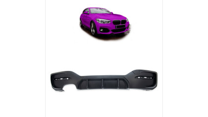 Dyfuzor BMW 1 F20 F21 Facelift Tył Matt Black