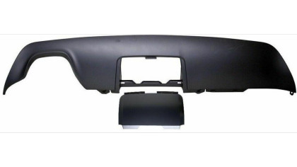 Dyfuzor BMW 5 E60 E61 Tył Matt Black wersja z hakiem holowniczym