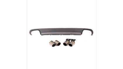 Dyfuzor Audi A4 B8 Tył z końcówkami