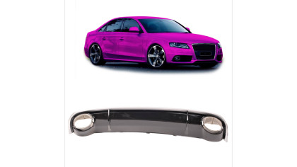 Dyfuzor Audi A4 B8 Tył z końcówkami