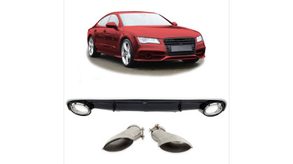 Dyfuzor Audi A7 C7 Tył