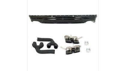 Dyfuzor Audi Q7 4M Facelift Tył z końcówkami