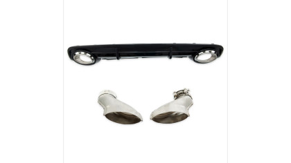 Dyfuzor Audi A6 C6 Tył z końcówkami