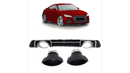 Dyfuzor Audi TT 8S Tył Silver