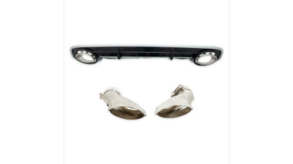 Dyfuzor Audi A6 C6 Tył z końcówkami