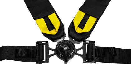 Pasy sportowe Slide V2 Quick Carbon Czarne 4P 3"
