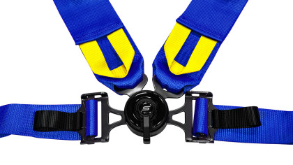 Pasy sportowe Slide V2 Quick Ciemno Niebieskie 4P 3"