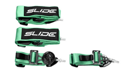 Pasy sportowe Slide V2 Quick Miętowe 4P 3"