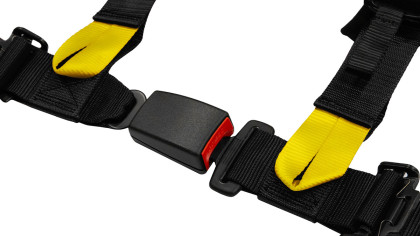 Pasy sportowe Slide V2 Czarne 4P 2" E4