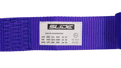 Pasy sportowe Slide V2 Fioletowe 4P 2" E4