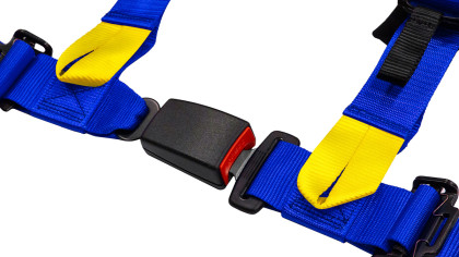 Pasy sportowe Slide V2 Ciemno Niebieskie 4P 2" E4