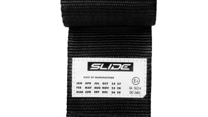 Pasy sportowe Slide V2 Czarne 4P 3" E4