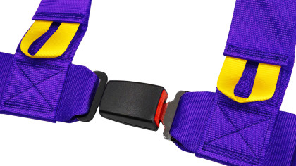 Pasy sportowe Slide V2 Fioletowe 4P 3" E4