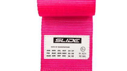 Pasy sportowe Slide V2 Różowe 4P 3" E4