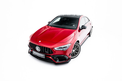 Spojler pod nárazník lipa V.4 Mercedes-AMG CLA 45 Aero C118 černý lesklý plast